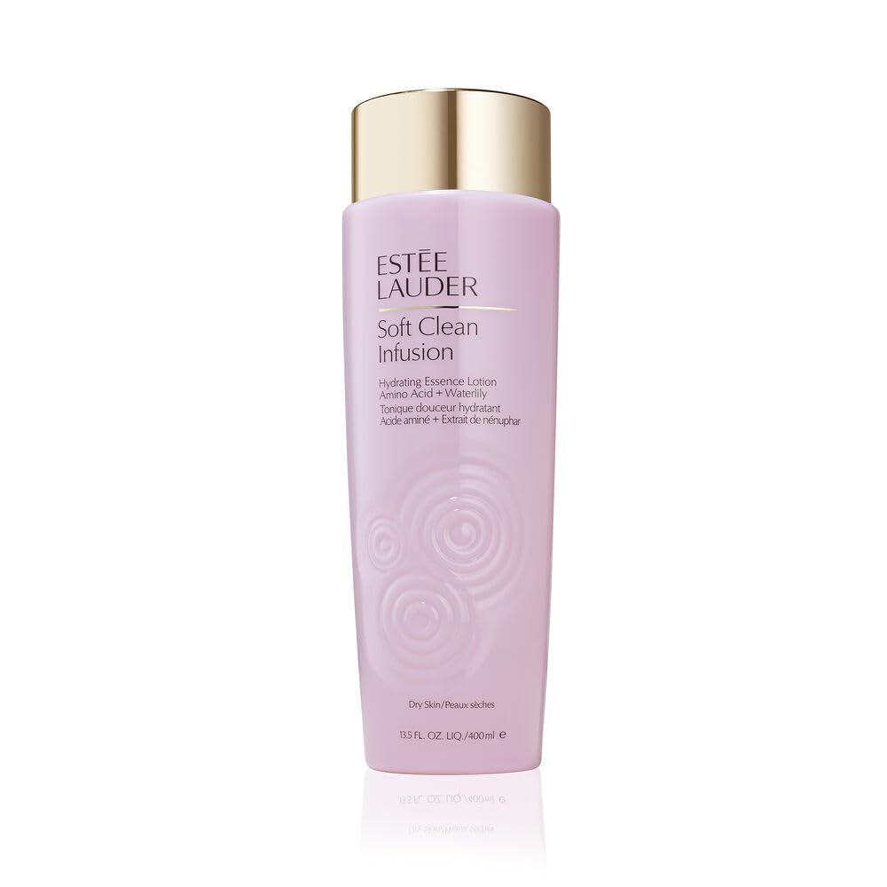 Estée Lauder Soft Clean Infusion Hydrating Skin Essence Face Lotion with Amino Acid + Waterlily, 13.5 fl oz.
