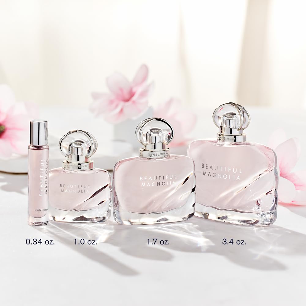 Estée Lauder Beautiful Magnolia Eau de Parfum Spray with Notes of Lush Magnolia, Solar Gardenia, Warm Woods & Luminous Musk | Women's Perfume, 1.0 fl oz.