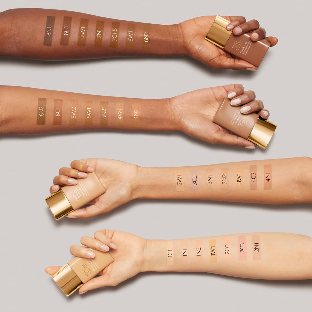 Estée Lauder Double Wear Sheer Long-Wear Foundation, SPF 19, 1.0 fl oz, 8N1 Espresso