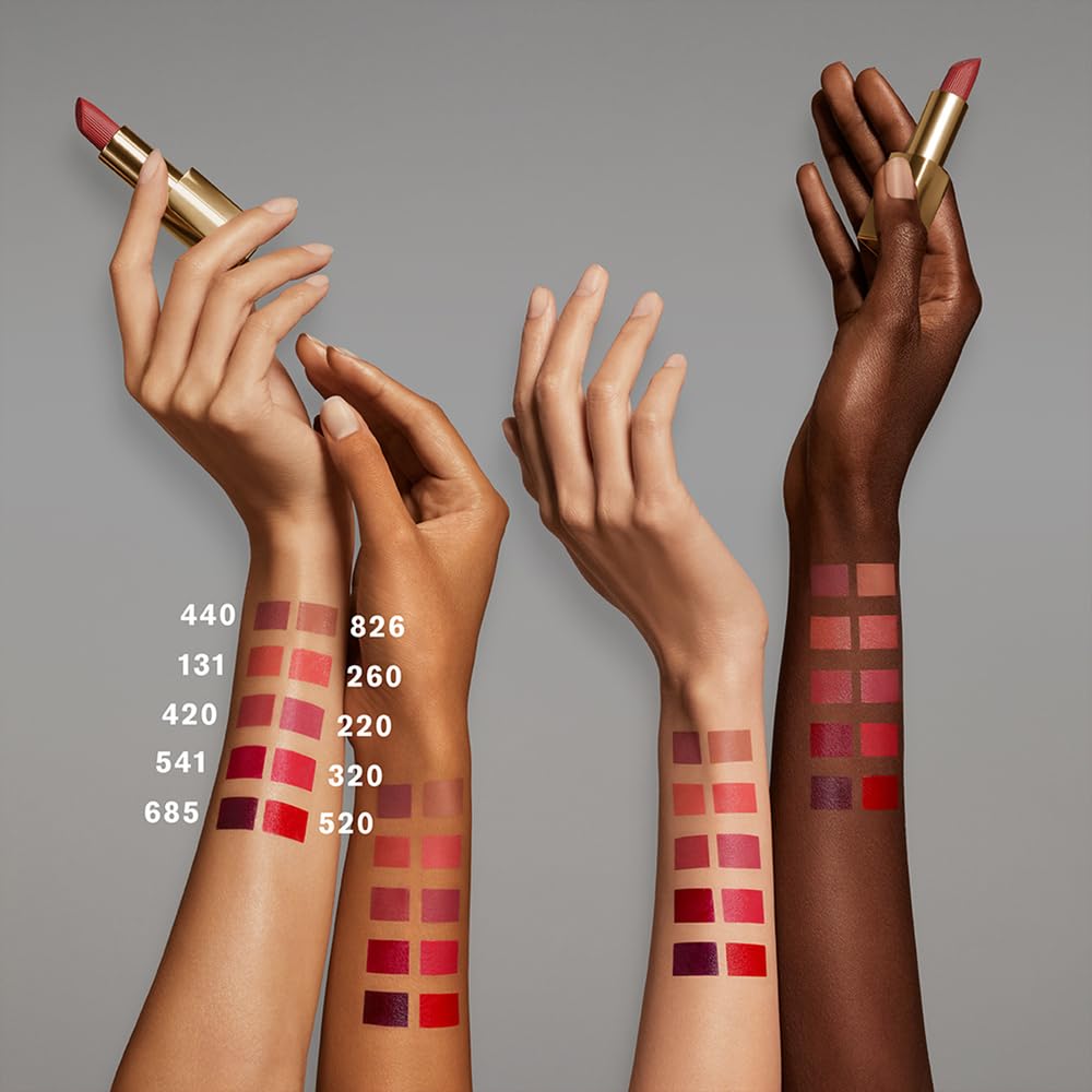 Estée Lauder Pure Color Long Lasting Cream Lipstick, 0.12 oz., 420 Rebellious Rose