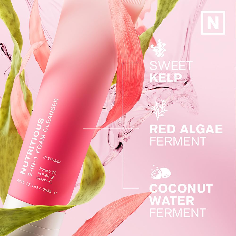 Estée Lauder Nutritious 2-in-1 Foaming Cleanser & Mask | Pore Minimizer, 4.2 oz.