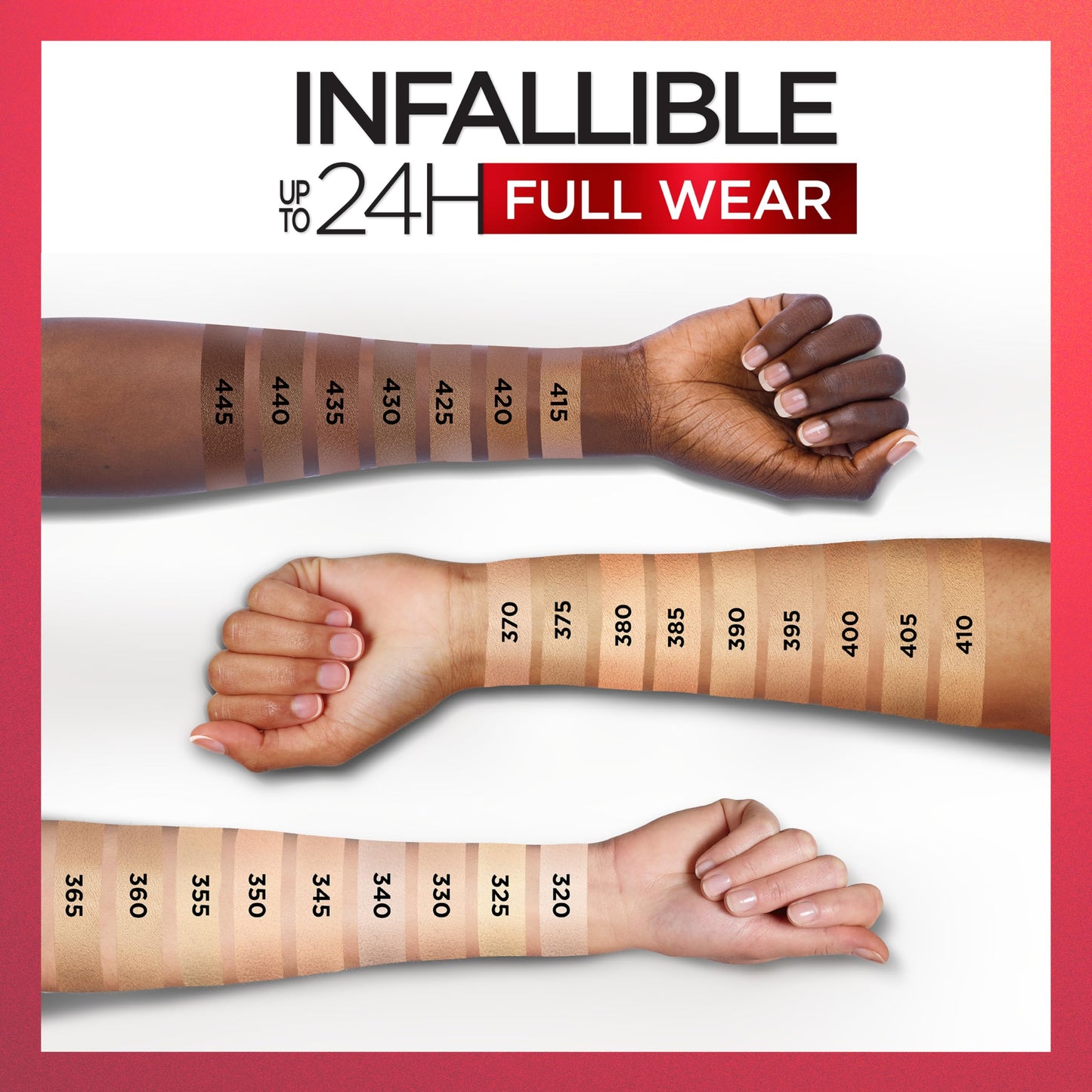 L'Oreal Paris Makeup Infallible Full Wear Waterproof Matte Concealer, Full Coverage, Chestnut, 0.33 fl. oz.