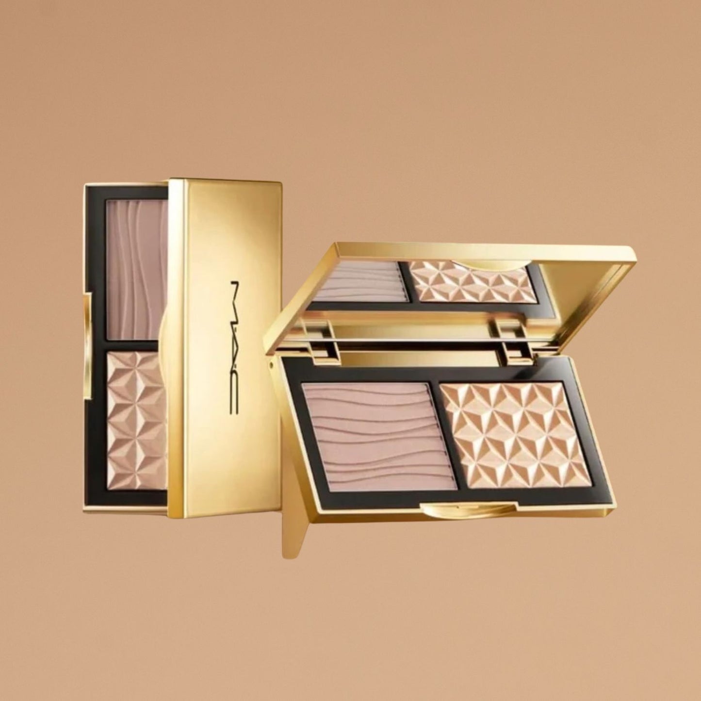 MAC M.A.C Sculpt & Glow Duo Highlight & Contour Palette (0.12 oz/3.5g), gold