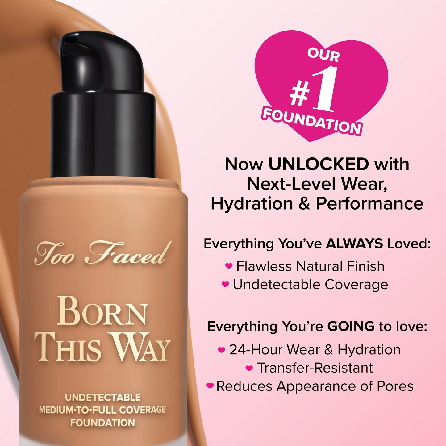 Too Faced Born This Way Undetectable Medium-To-Full Coverage Foundation