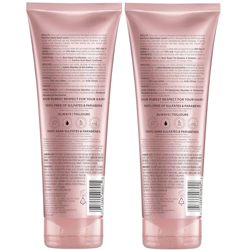 L'Oreal Paris EverPure Sulfate-Free Vegan Hair Care Kit - Shampoo and Conditioner to Strengthen and Repair Hair Bonds (Packaging May Vary)