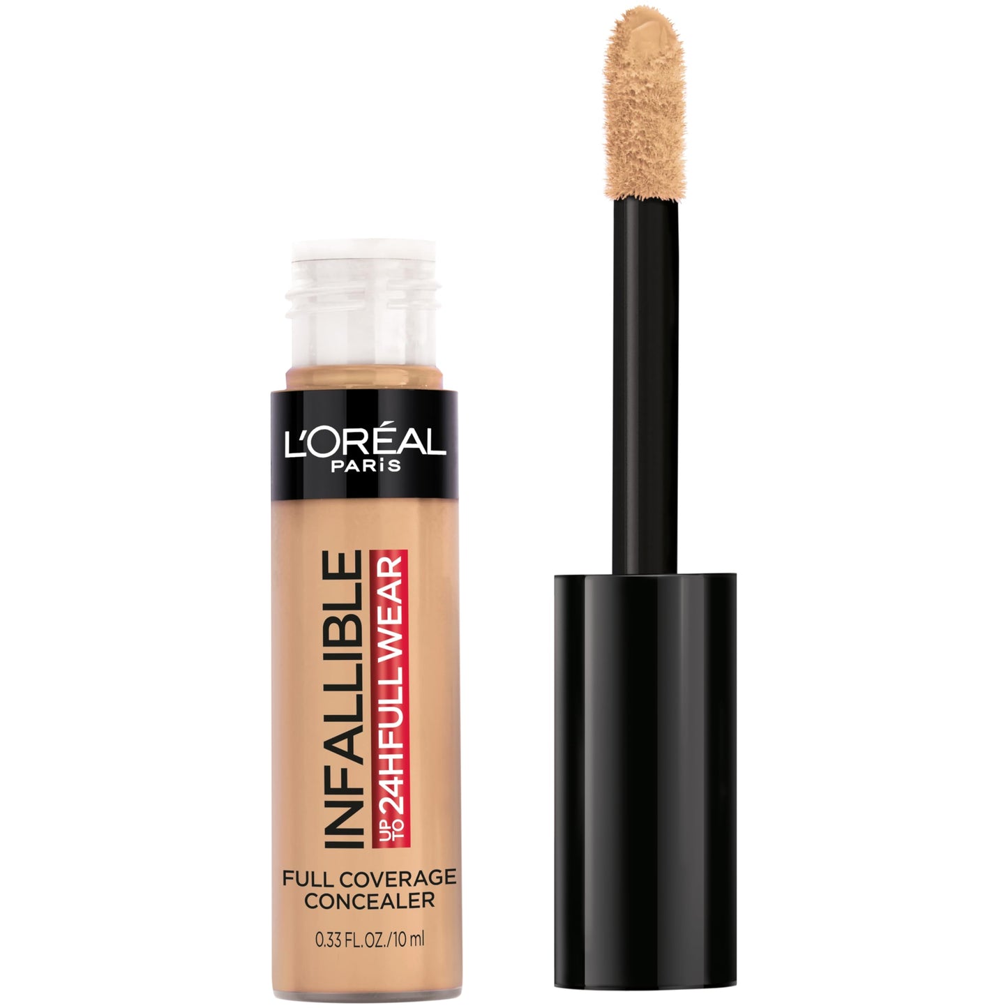 L'Oreal Paris Makeup Infallible Full Wear Waterproof Matte Concealer, Full Coverage, Amber, 0.33 fl. oz.