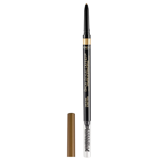 L'Oreal Paris Makeup Brow Stylist Definer Waterproof Eyebrow Pencil, Ultra-Fine Mechanical Pencil, Draws Tiny Brow Hairs and Fills in Sparse Areas and Gaps, Dark Blonde, 0.003 Ounce (Pack of 1)