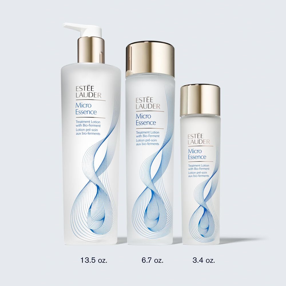 Estée Lauder Micro Essence Treatment Lotion with Bio-Ferment | Toner for Face, Travel Size, 1 fl oz.