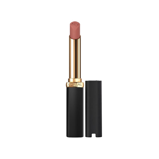 L’Oréal Paris Colour Riche Intense Volume Matte Lipstick, Lip Makeup Infused with Hyaluronic Acid for up to 16HR Wear, Le Nude Rebellious, 0.06 Oz