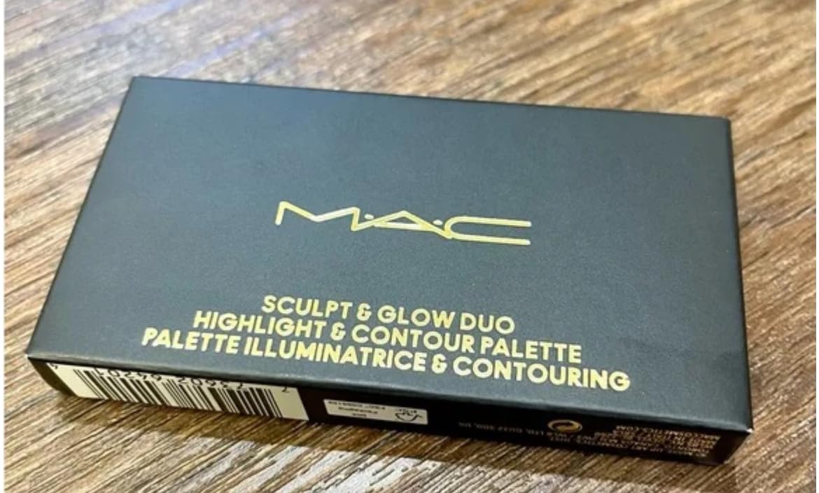 MAC M.A.C Sculpt & Glow Duo Highlight & Contour Palette (0.12 oz/3.5g), gold