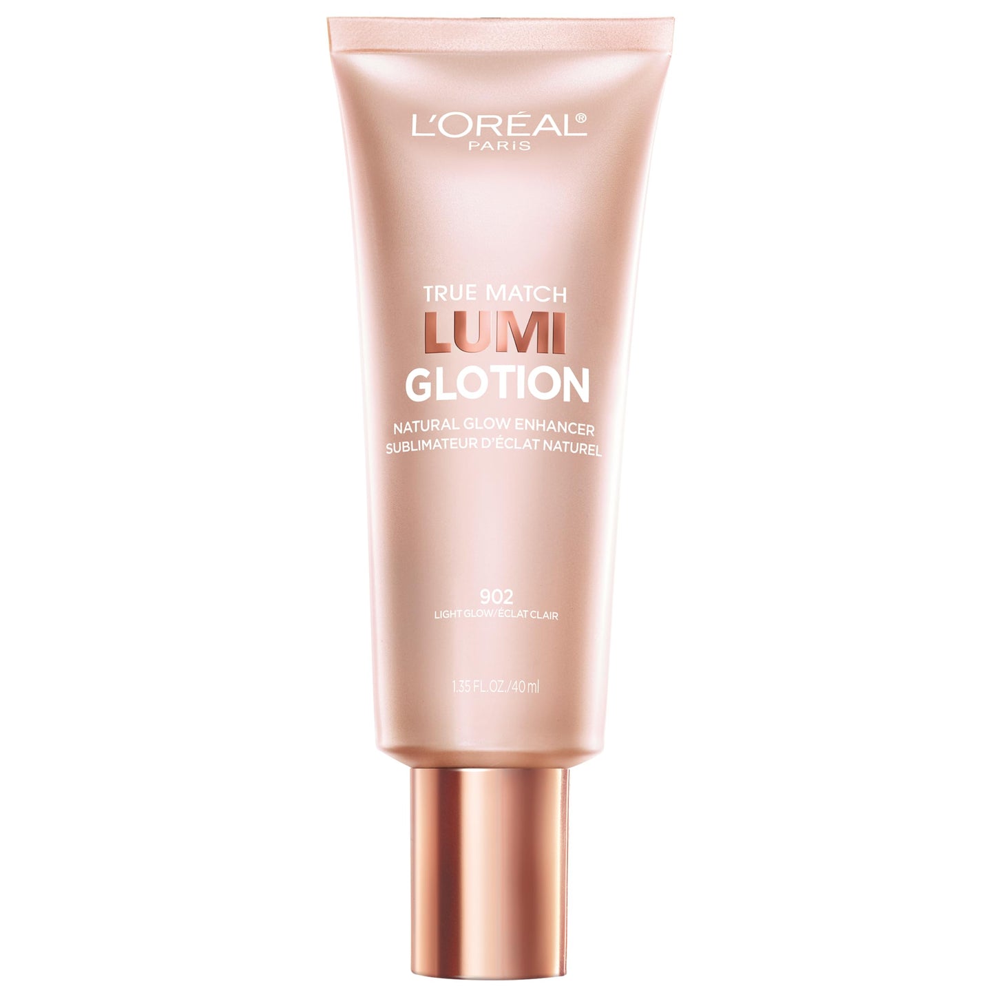 L'Oreal Paris Makeup True Match Lumi Glotion, Natural Glow Enhancer, Illuminator Highlighter, Bronzing Drops For a Sun-Kissed Glow, 902 Light