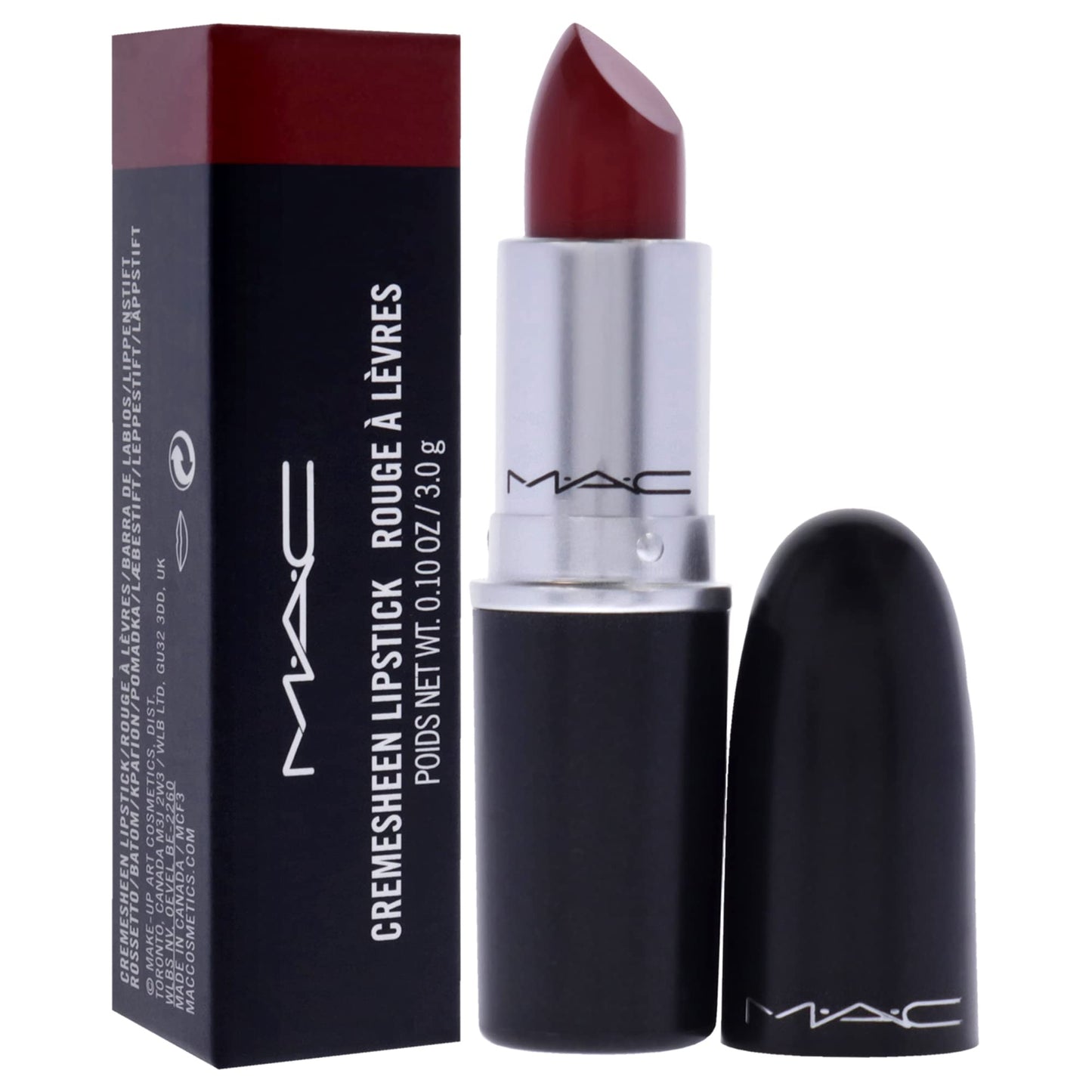 MAC Cremesheen Lipstick - Brave Red Lipstick Women 0.1 oz