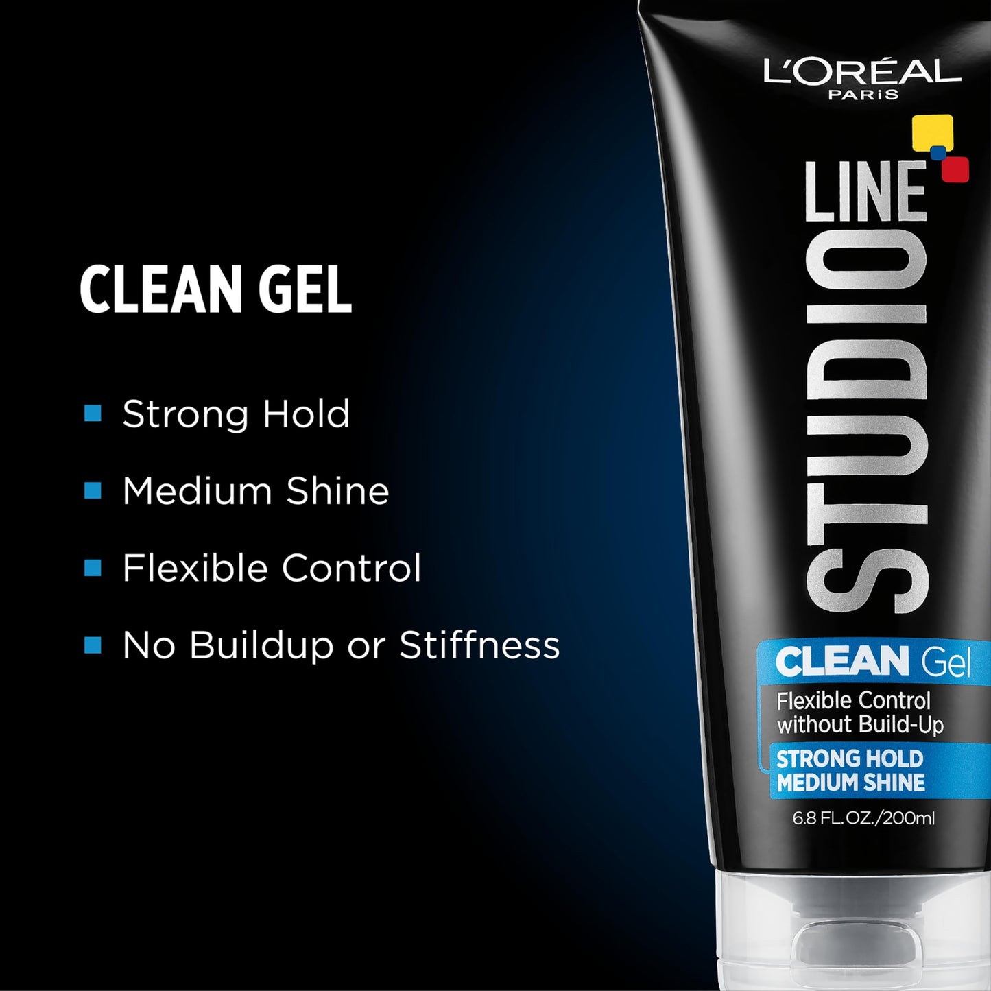 L'Oreal Paris Studio Line Clear Minded Clean Gel - Strong Hold 6.8 fl; oz.