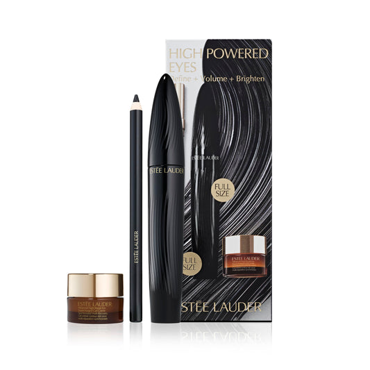 Estée Lauder High Powered Eyes Turbo Lash Mascara Set Define + Volume + Brighten
