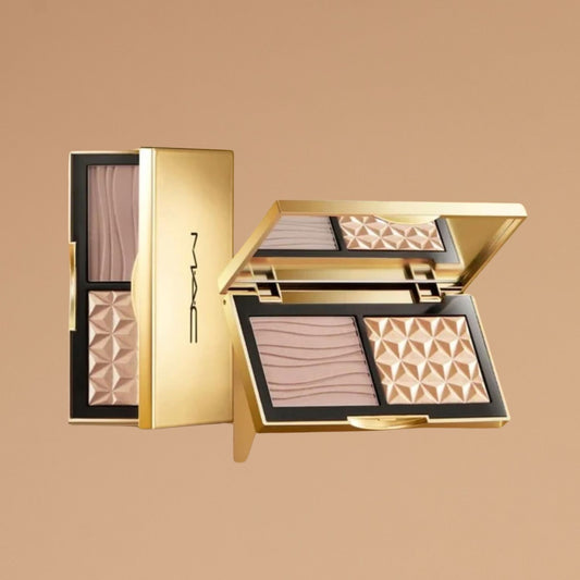 MAC M.A.C Sculpt & Glow Duo Highlight & Contour Palette (0.12 oz/3.5g), gold